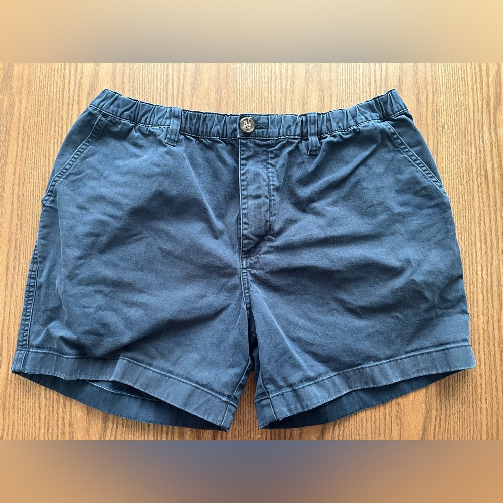 Chubbies Navy Blue Flat Front Men Shorts